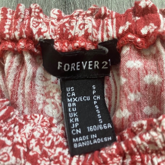 Patterned Strapless Romper - Picture 2 of 3